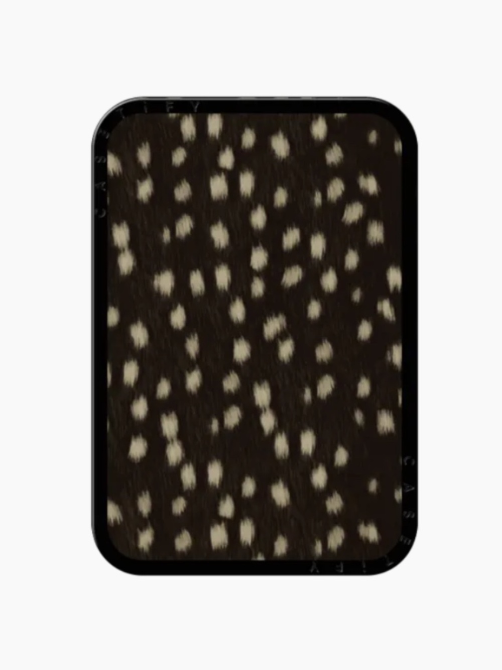 casetify - Black Fawn Tiny - Cardholder Stand MagSafe Compatible